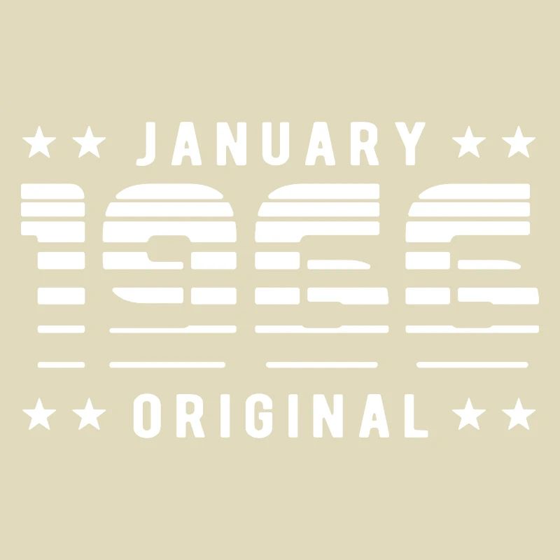 Janvier 1966 Rétrodesign original | Anniversaire