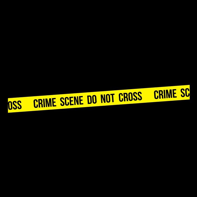 Crime scene do not cross