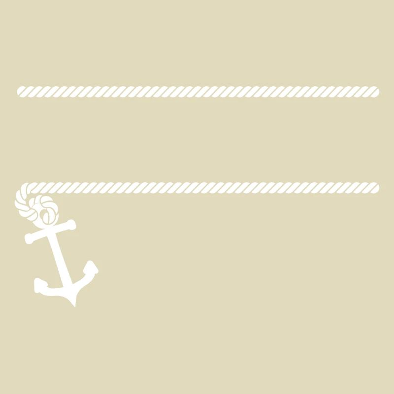Maritime frame with anchor