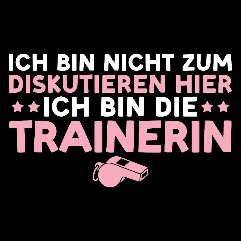 Trainerin Nicht zum diskutieren hier Coaching
