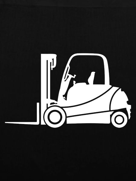 Gabelstapler Silhouette: Transport & Staplerfahrer