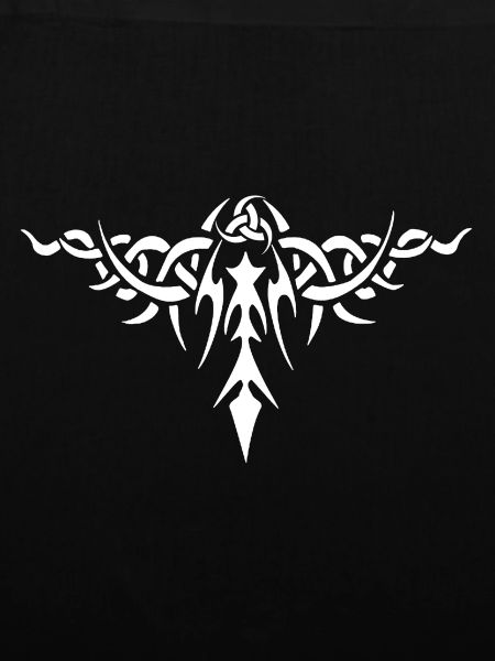 Thorny symbol (white)