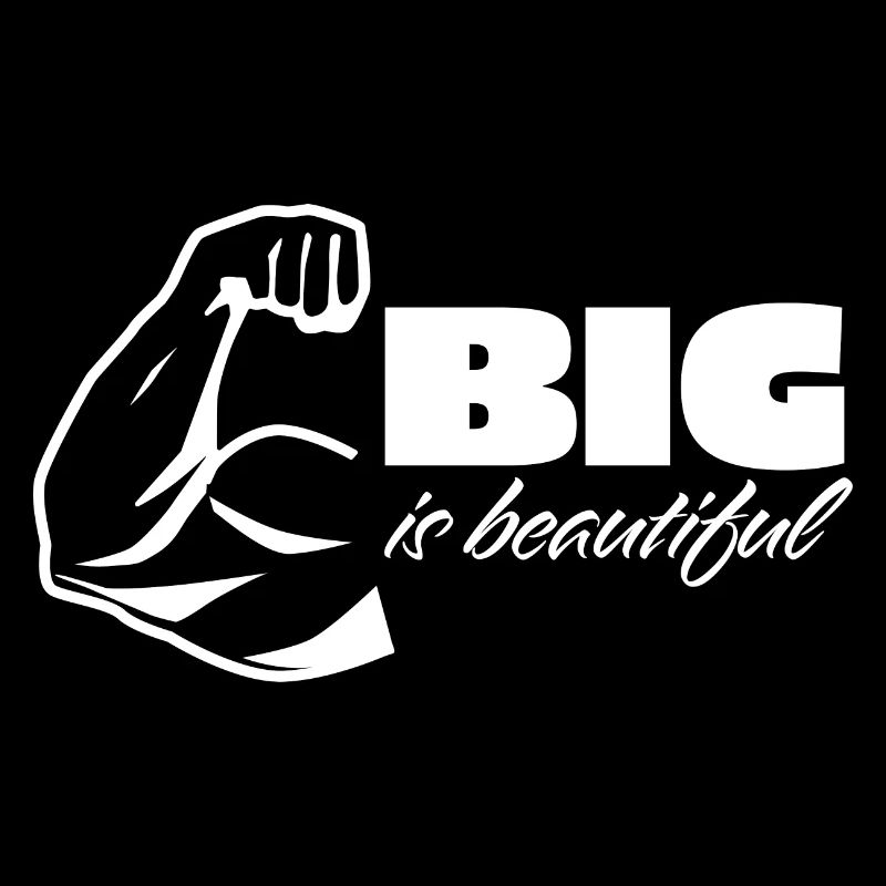 Big is beautiful white