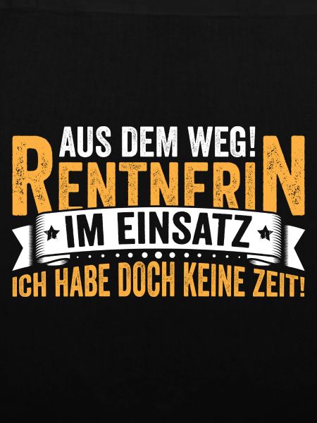 Rentnerin im Einsatz