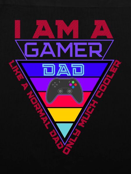 Gamer Dad Triangle Pride