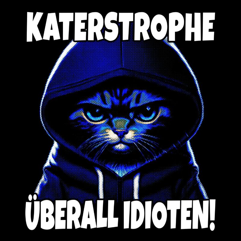 Katze Katastrophe Katerstrophe Lustig Spruch