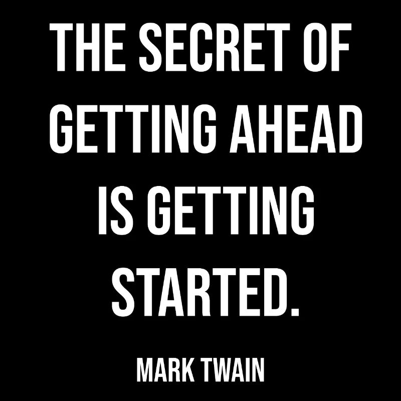 Getting Ahead Starts Now
