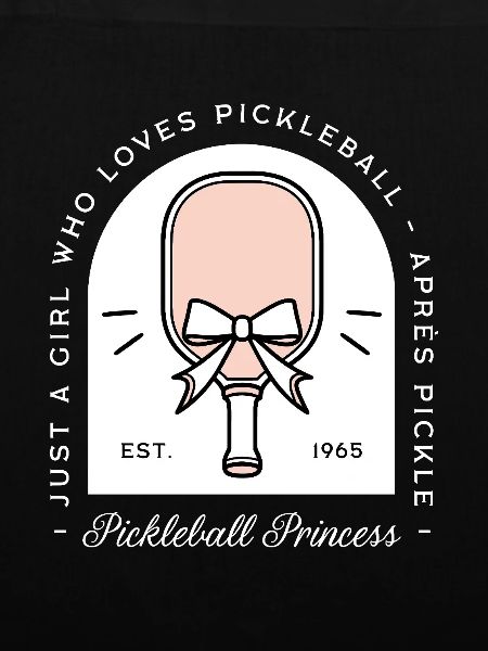 Pickleball princess girl
