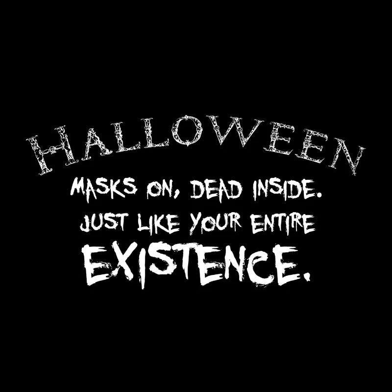 Masques d’Halloween sur le devant