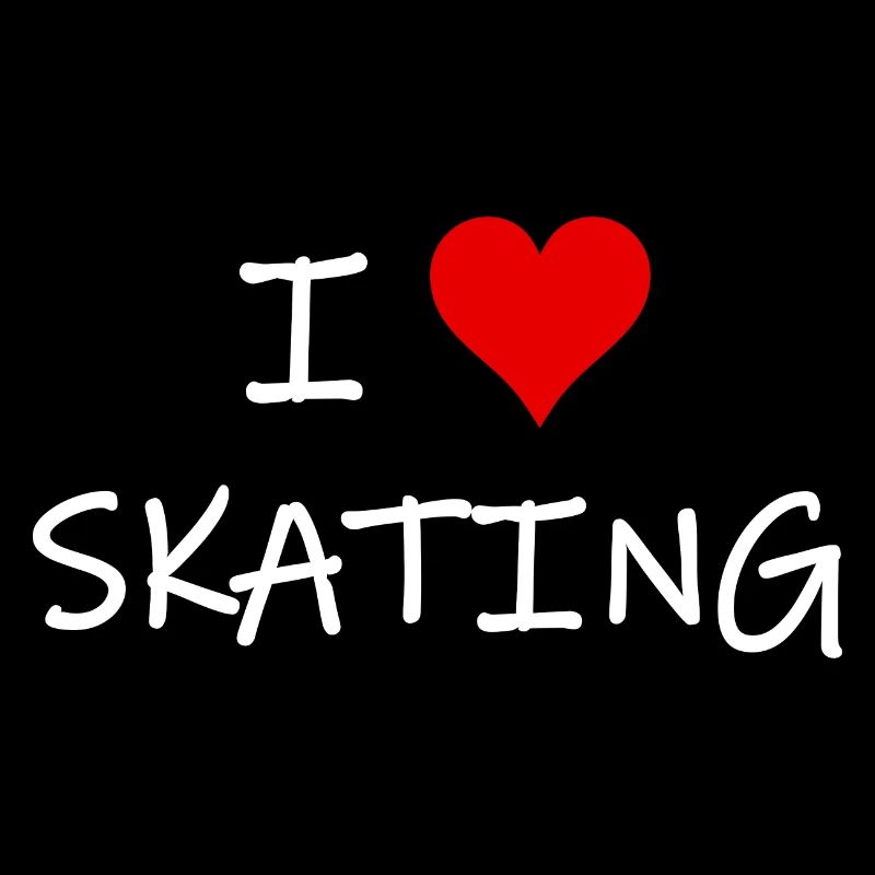 i love skating simple