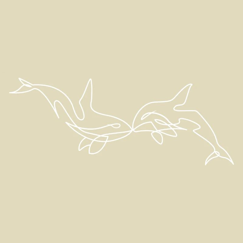 Embrasser les dauphins