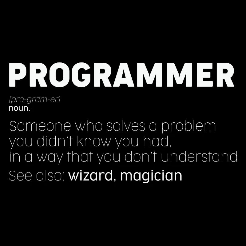 Programmer Noun Funny Coder Humor Nerd