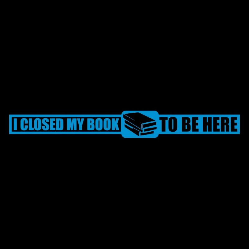 I closed my book