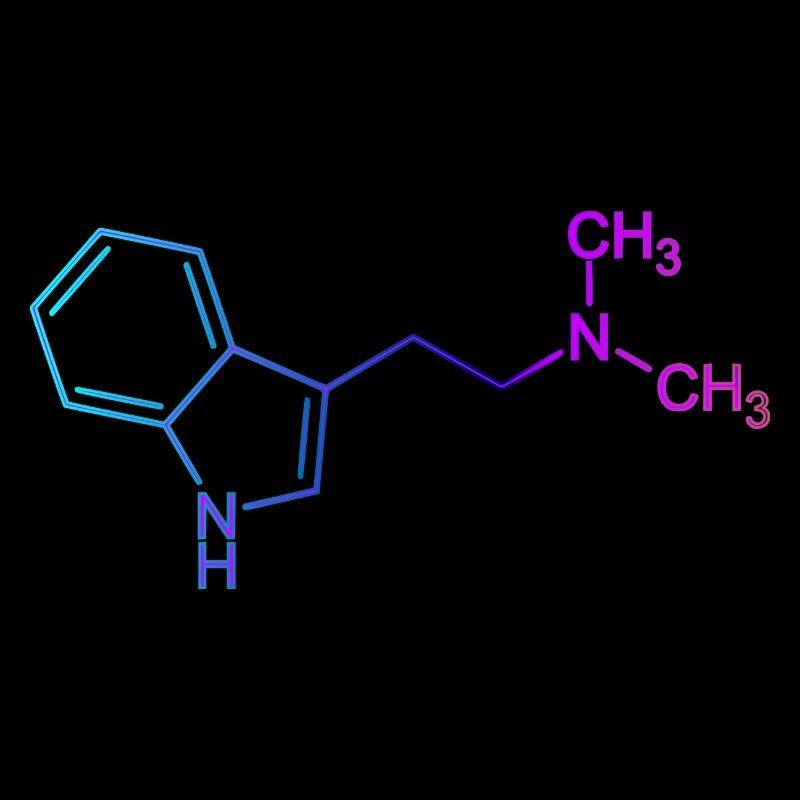 Ayahuasca DMT Molekül N,N-Dimethyltryptamin