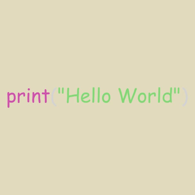 Hello World programming Python C++ C #