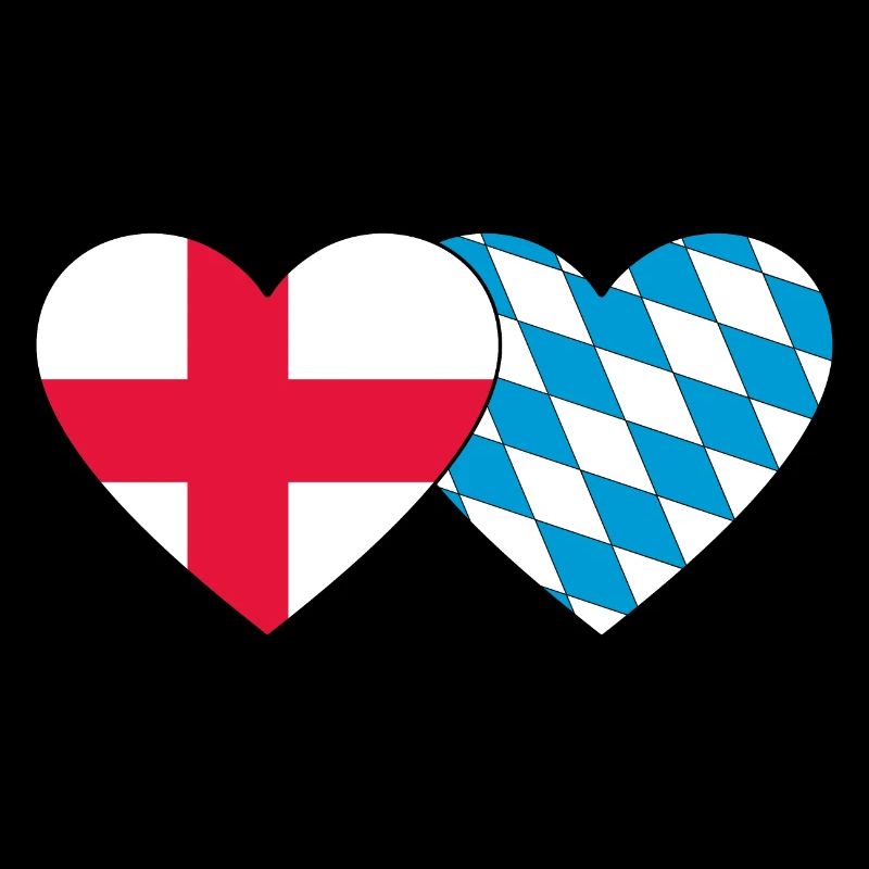 Drapeau de l’Angleterre et du Bayern