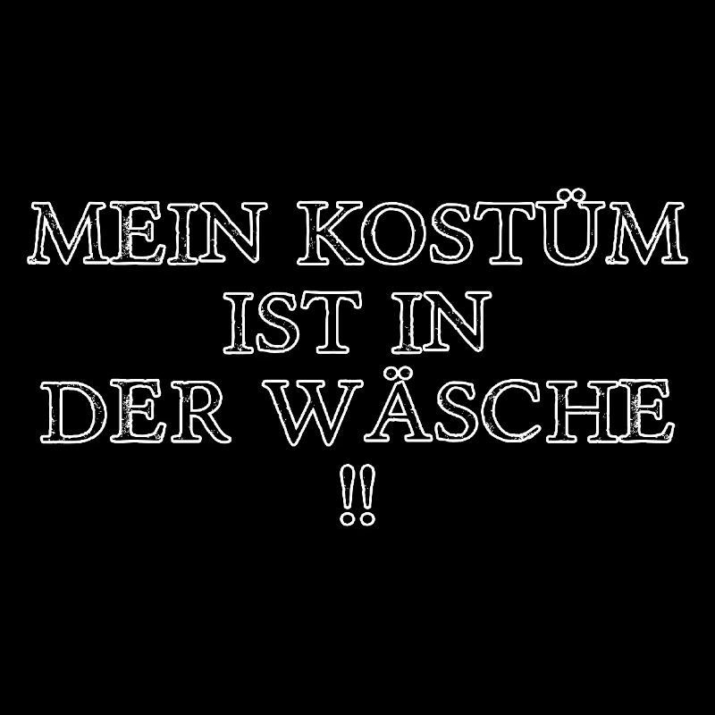 Mein Kostüm ist in der Wäsche!!