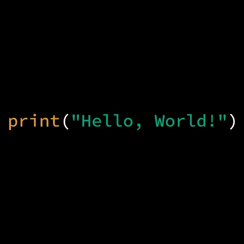 Hello World Python Programmer's Shirt