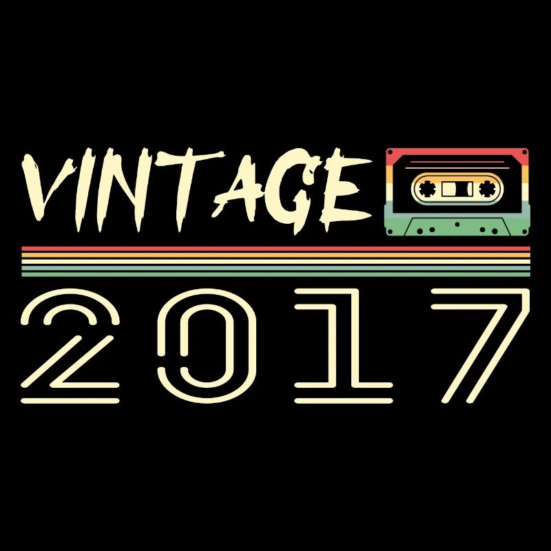 2017 Original 2017 Retro Geburtstagsgeschenk 2017