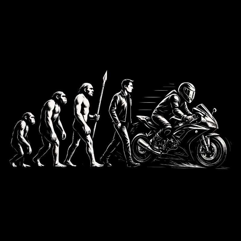 Motorcycle Biker Evolution