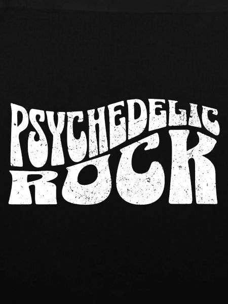 Psychedelische Rock-Typografie