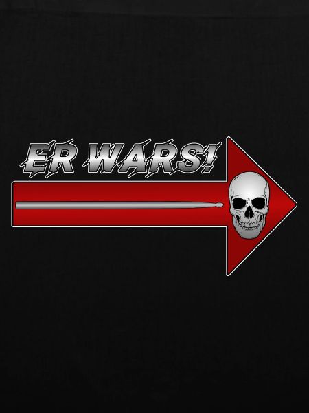Düsterer Schädelpfeil mit Stab Er Wars