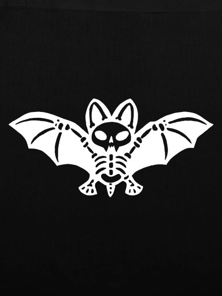 Skelettfledermaus (Weiß)