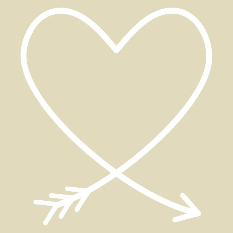 Cuore freccia amore amicizia idea regalo