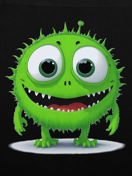 kleines grünes Monster