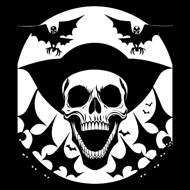 Horror Schädel Schädel Kunst Schädel Gothic Heavy Metal