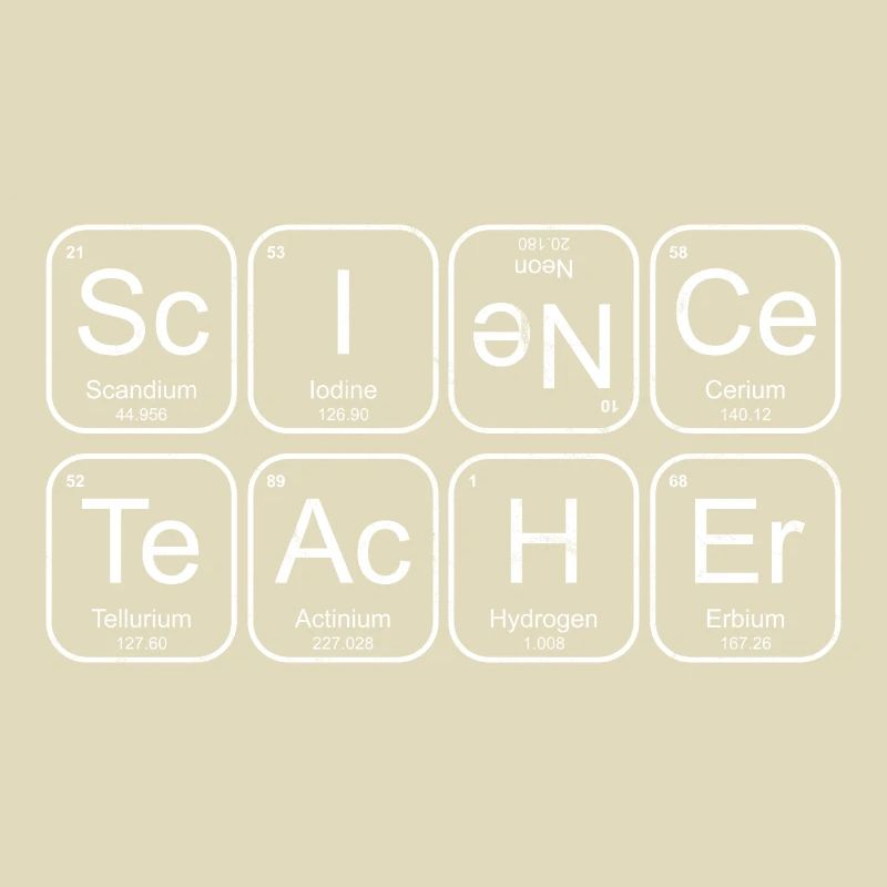 Professeur de sciences éléments chimiques
