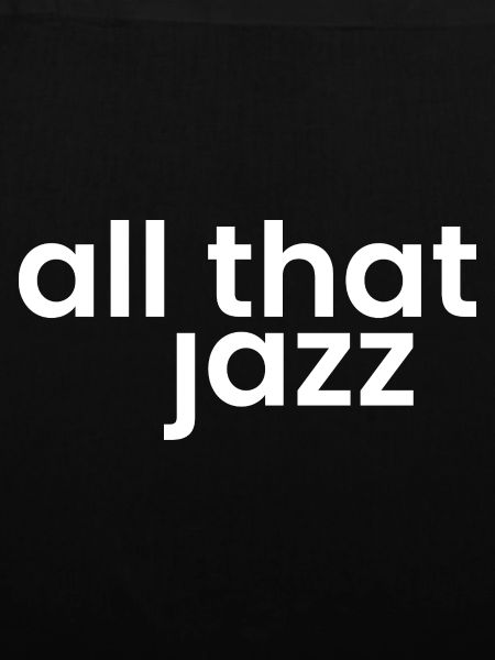 Jazzphrase fette Typografie