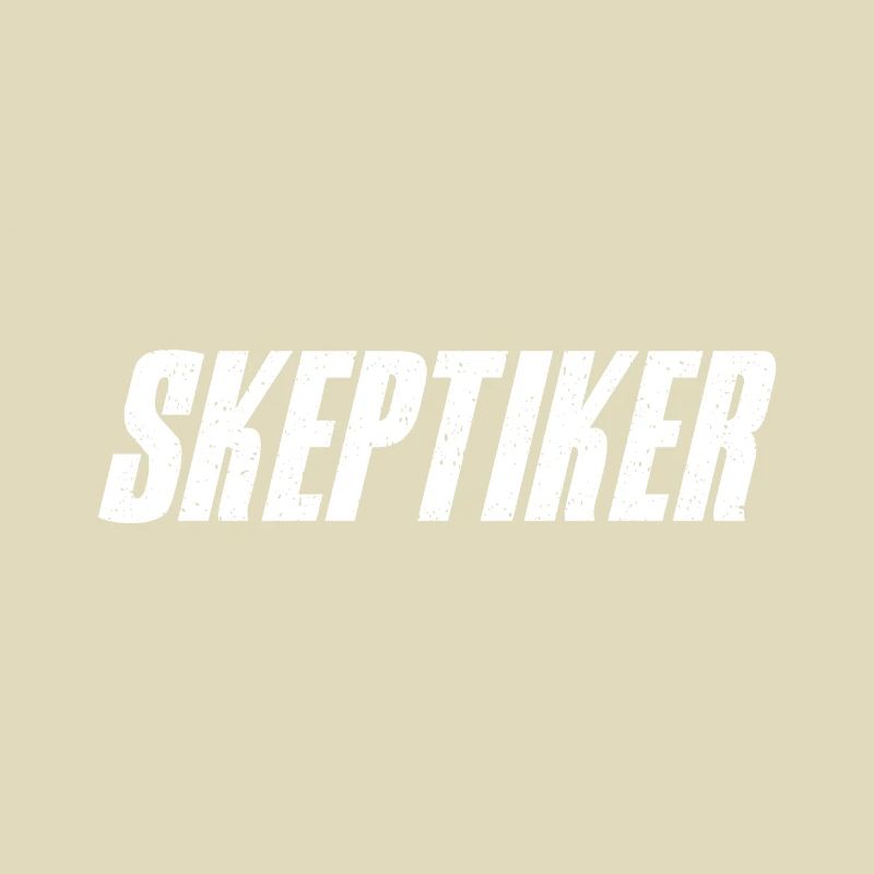 Skeptiker Statement Design Geschenkidee