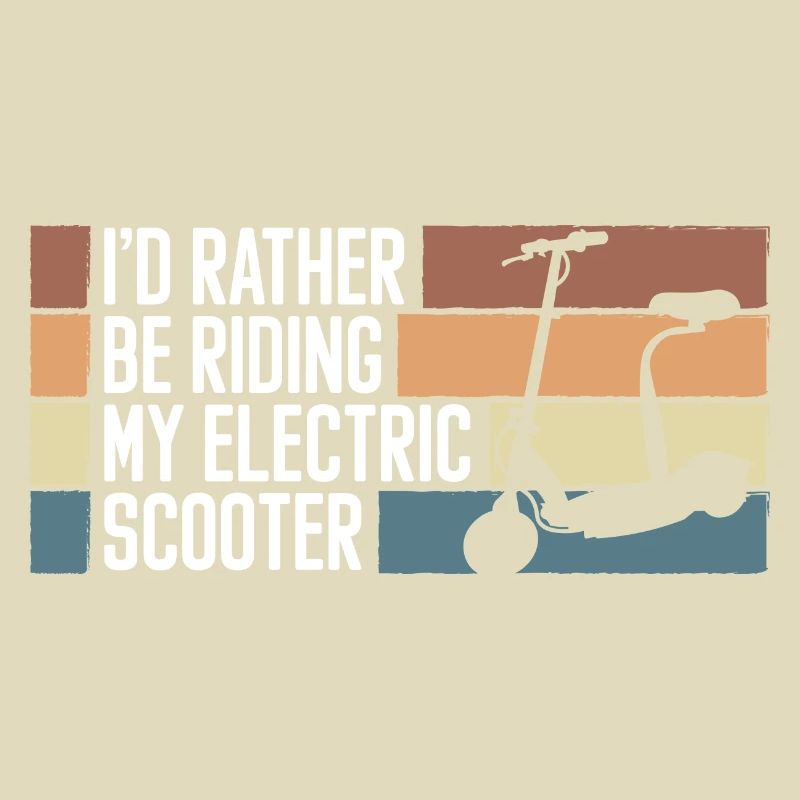 Rollerfahrer E-Roller Hybrid