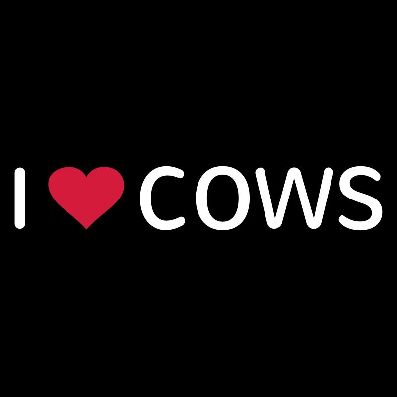 J'aime les vaches ferme de vache fermier fermier