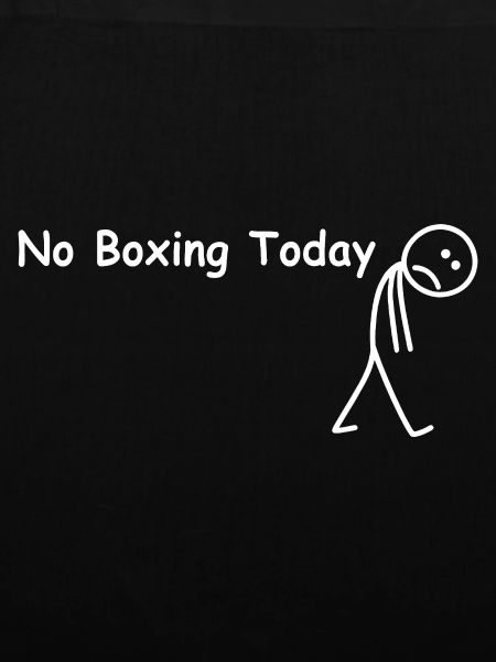 Heute kein Boxen – lustiger Boxer