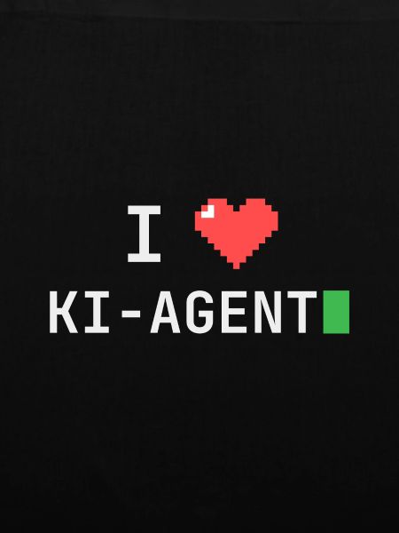 I ♥ KI-Agent – Terminal Pixelherz