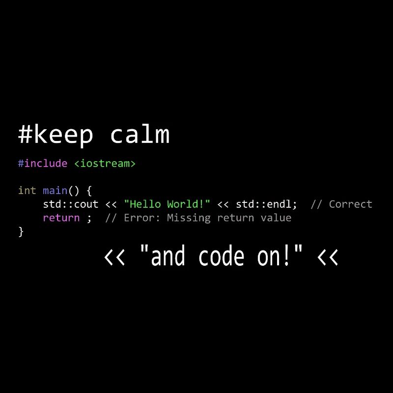 garder son calme et coder - Funny Mix