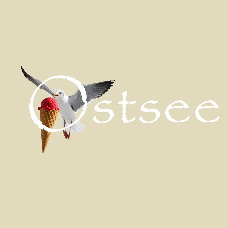 Ostsee Möwe Eisräuber Raubvogel