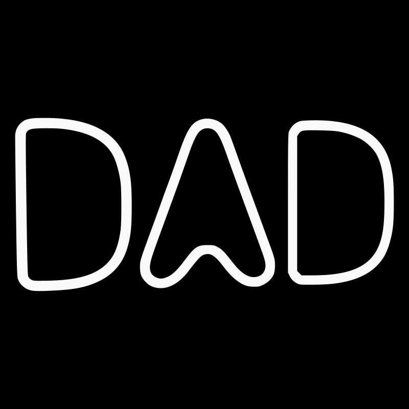 Dad Font Logo for Proud Dads and Dads