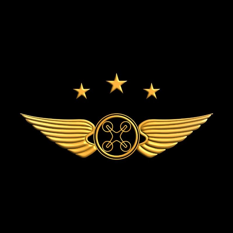 Drone Pilot - Drohnenpilot Emblem Abzeichen