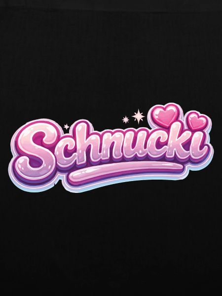 Schnucki Pink Bubble Schrift