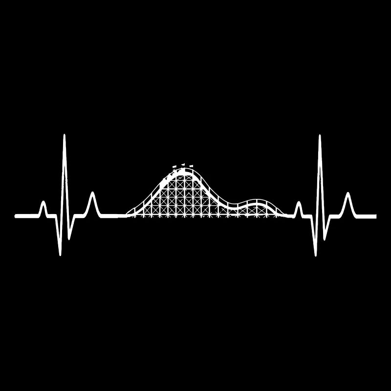 Roller coaster / heartbeat - gift idea