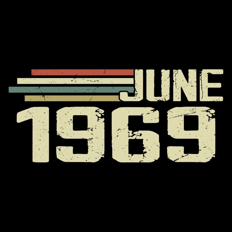 Juni 1969 Jahrestag Juni 1969 Juni 1969 Geburtstag