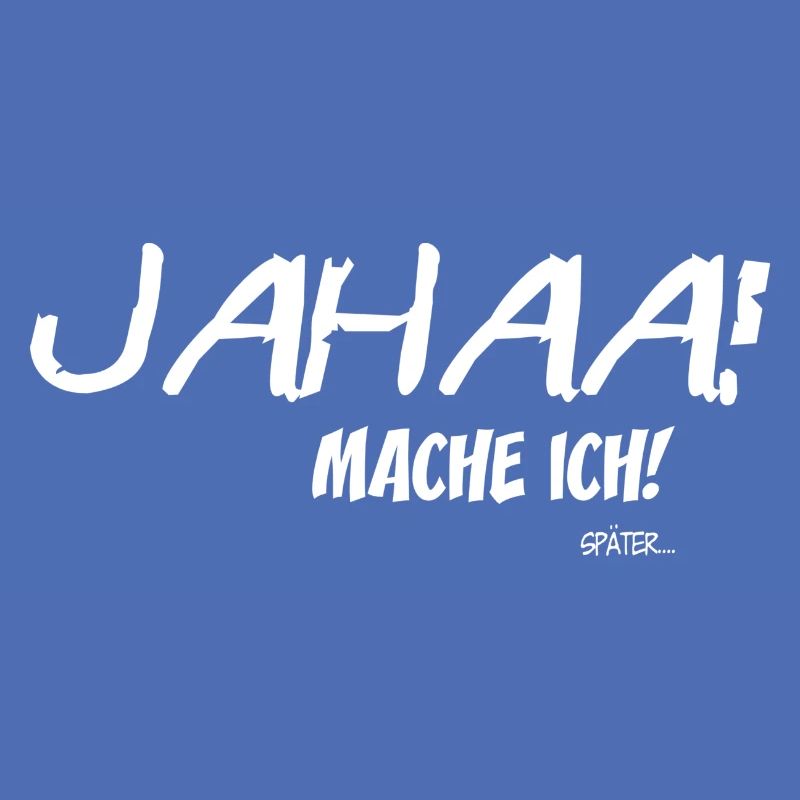 Statement Jahaa! Lustige Sprüche Geschenkidee