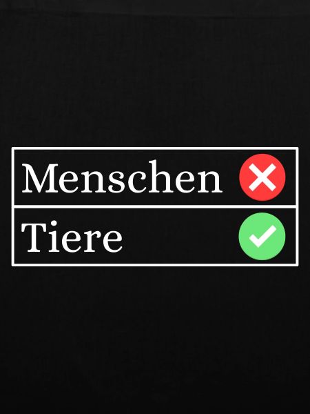 Tierliebhaber Tierfan Statement Tierfreunde