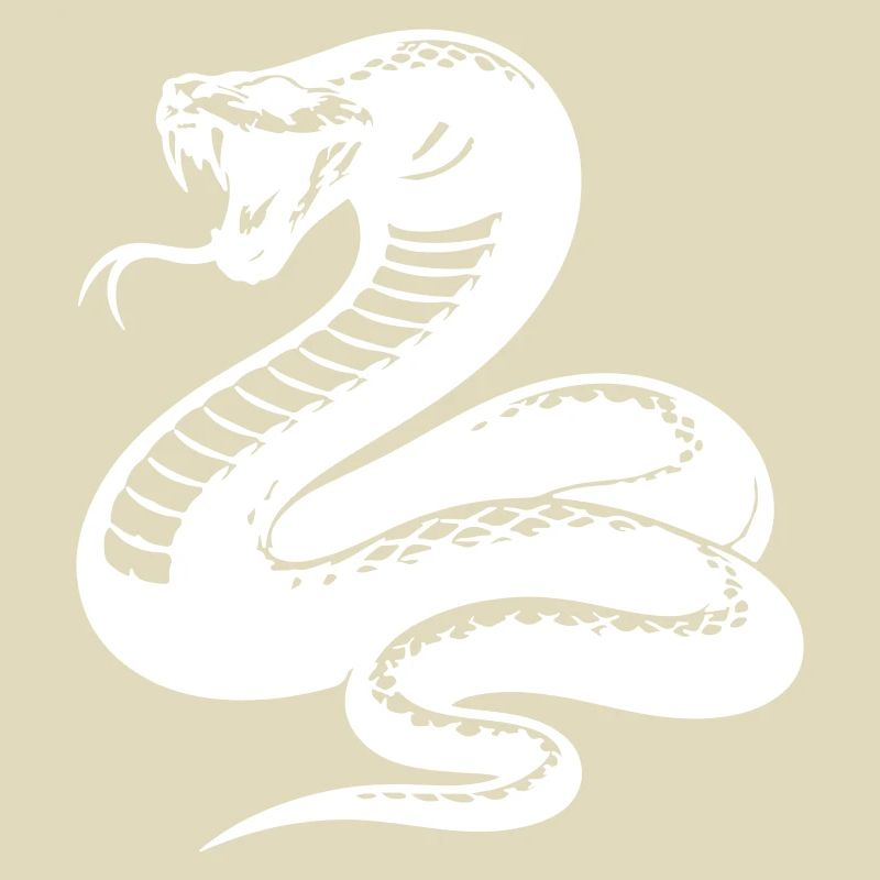Silhouette du python serpent