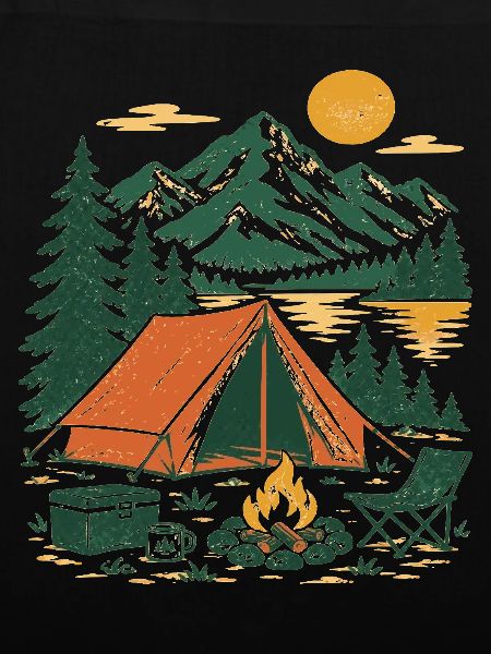 Bergcamping Abendstimmung