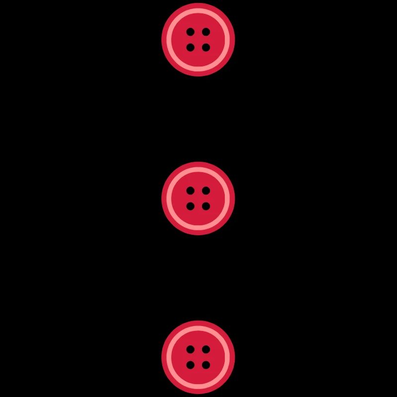 Rangée de boutons composée de trois boutons