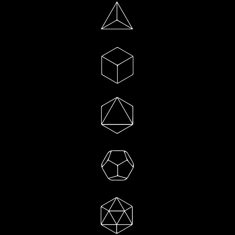 Platonic Solids, Sacred Geometry, Mathematics